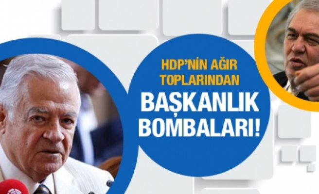 HDP'nin ağır toplarından Başkanlık bombaları!