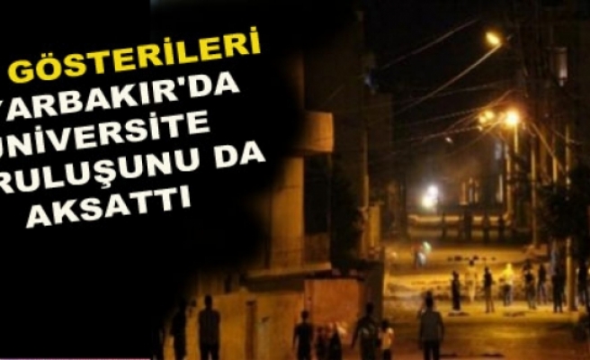 Işid Gösterileri Diyarbakır'da Üniversite Kuruluşunu da Aksattı