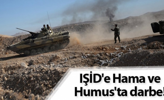 IŞİD'e Hama ve Humus'ta darbe