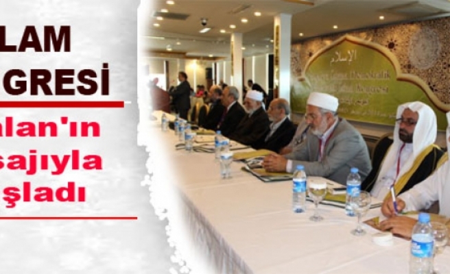 İslam Kongresi Öcalan'ın mesajıyla başladı