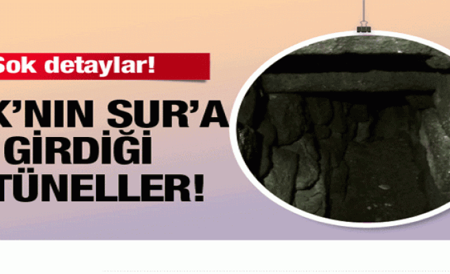İşte PKK'lıların Sur'a girdiği o tünel! Detaylar şok edecek