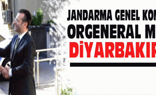 Jandarma Genel Komutanı Orgeneral Mendi, Diyarbakır'da