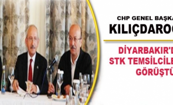 Kılıçdaroğlu Diyarbakır'da Stk Temsilcileriyle Bir Araya Geldi