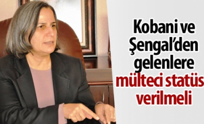 Kışanak: Kobani ve Şengal’den gelenlere mülteci statüsü verilmeli