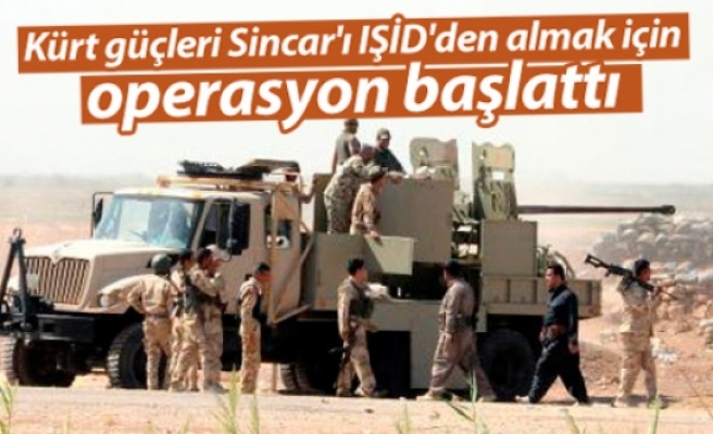 Kürtlerden Şengal'i IŞİD'den geri alma operasyonu