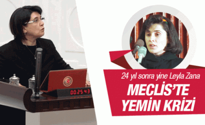 Leyla Zana Kürtçe konuştu Meclis karıştı