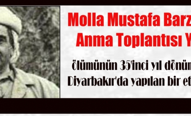 Molla Mustafa Barzani İçin Anma Toplantısı Yapıldı