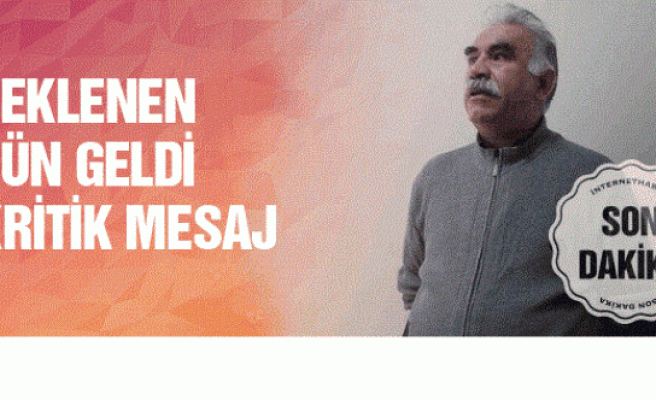 Öcalan'dan çözüm süreci mesajı HDP gitti