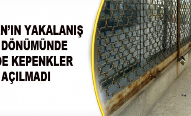 Öcalan'ın Yakalanış Yıl Dönümünde 5 İlde Kepenkler Açılmadı