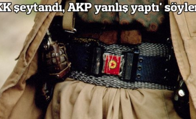 'PKK şeytandı, AKP yanlış yaptı' söylemi