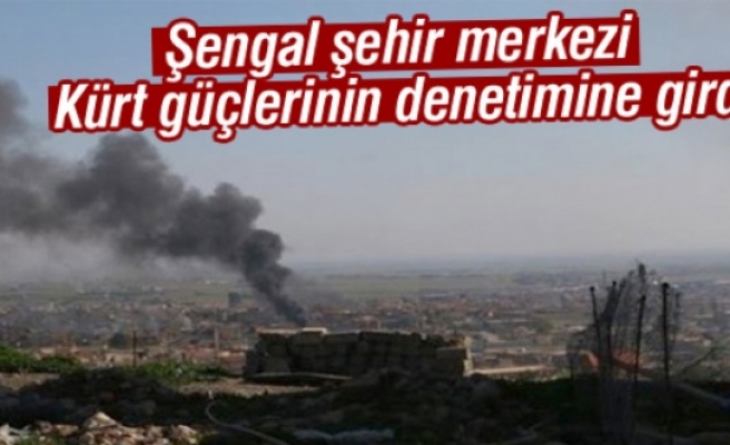 Şengal şehir merkezi Kürt güçlerinin denetimine girdi