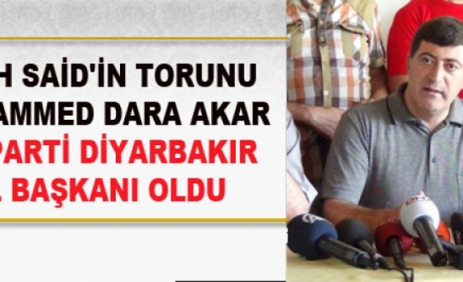 Şeyh Said'in Torunu AK Parti Diyarbakır İl Başkanı Oldu