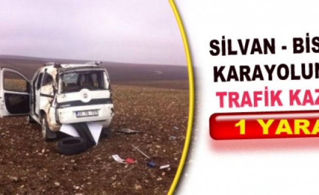 Silvan-Bismil Karayolunda Trafik Kazası: 1 Yaralı