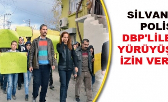 Silvan'da Polis Dbp'lilerin Yürüyüşüne İzin Vermedi