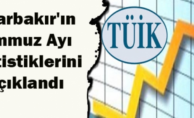 Tüik Diyarbakır'ın Temmuz Ayı İstatistiklerini Açıklandı