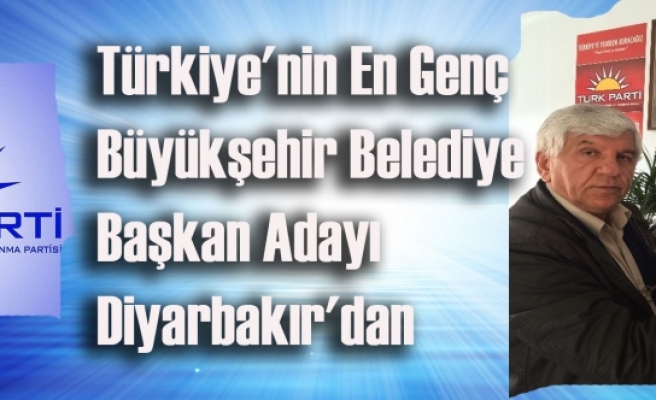 Türkiye'nin En Genç Büyükşehir Belediye Başkan Adayı Diyarbakır'dan