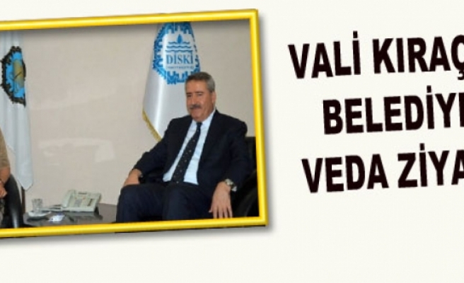 Vali Kıraç'tan Belediyeye Veda Ziyareti