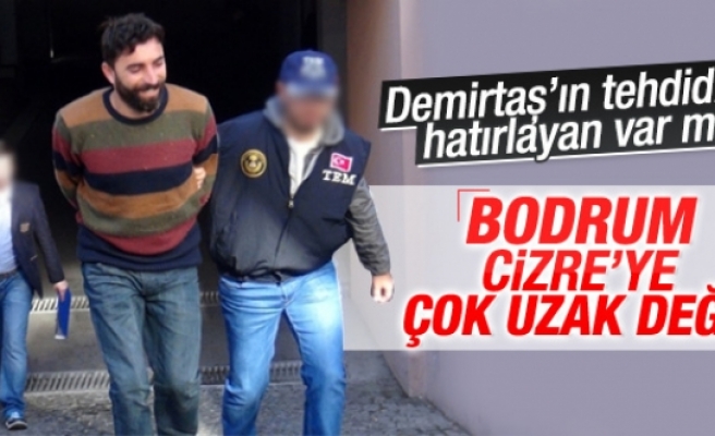 Yakalanan PKK'lı adliyeye giderken güldü