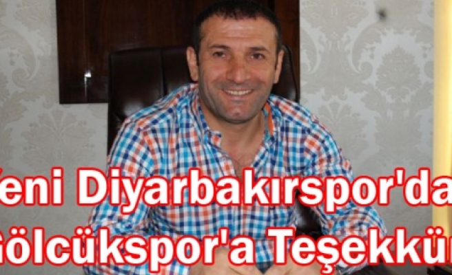 Yeni Diyarbakırspor'dan Gölcükspor'a Teşekkür