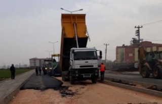 Yenişehir'de asfaltlama çalışmaları devam...