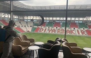 Diyarbakır Stadyumu Dezenfekte Edildi