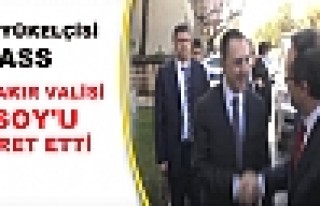 ABD Büyükelçisi Bass Diyarbakır Valisi Aksoy'u...