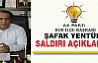 AK Parti Sur İlçe Başkanı Yentürk'ten Saldırı...