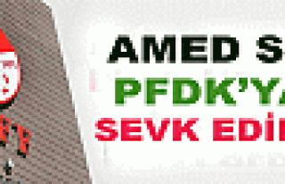 AMED SF PFDK’YA SEVK EDİLDİ