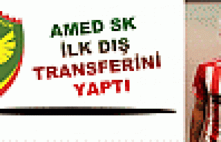 AMED SK İLK DIŞ TRANSFERİNİ YAPTI