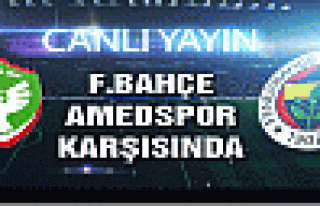 Amedspor - Fenerbahçe maçının canlı yayını