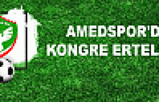AMEDSPOR'DA KONGRE ERTELENDİ