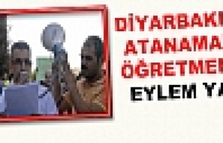 Atanamayan Öğretmenler Diyarbakır'da Eylem Düzenledi