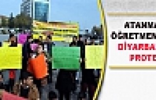 Atanamayan Öğretmenlerden Diyarbakır'da Protesto