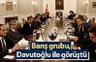 Barış grubu, Başbakan Davutoğlu ile görüştü