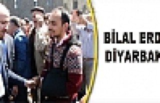 Bilal Erdoğan, Diyarbakır'da Yoğun İlgiyle Karşılandı
