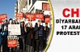 CHP, Diyarbakır'da 17 Aralık'ı Protesto Etti