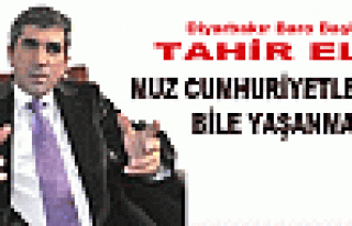 Diyarbakır Baro Başkanı Elçi: Bu Tablo Muz Cumhuriyetlerinde...