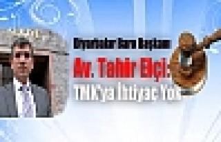 Diyarbakır Baro Başkanı Elçi: TMK'ya İhtiyaç...