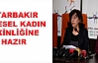 Diyarbakır küresel kadın etkinliğine hazır