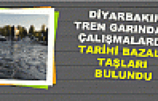Diyarbakır Tren Garı'ndaki Çalışmalarda Tarihi...