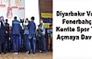 Diyarbakır Valiliği, Fenerbahçe'yi Kentte Spor...