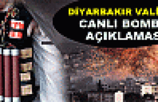 Diyarbakır Valiliği'nden canlı bomba açıklaması!