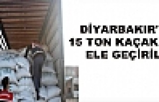 Diyarbakır'da 15 Ton Kaçak Çay Ele Geçirildi