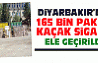 Diyarbakır'da 165 Bin Paket Kaçak Sigara