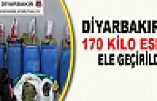 Diyarbakır'da 170 Kilo Esrar Ele Geçirildi