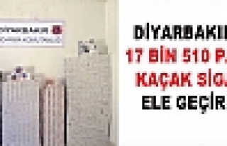 Diyarbakır'da 17 Bin 510 Paket Kaçak Sigara Ele...