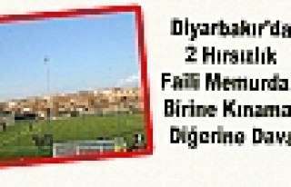Diyarbakır'da 2 Hırsızlık Faili Memurdan Birine...