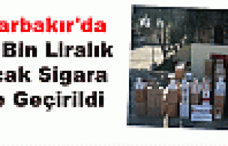 Diyarbakır'da 600 Bin Liralık Kaçak Sigara Ele...