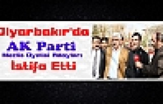 Diyarbakır'da AK Parti Meclis Üyelisi Adayları...