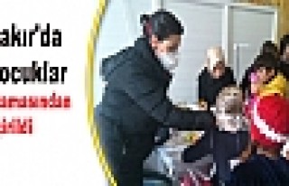 Diyarbakır'da Ezidi Çocuklar Sağlık Taramasından...